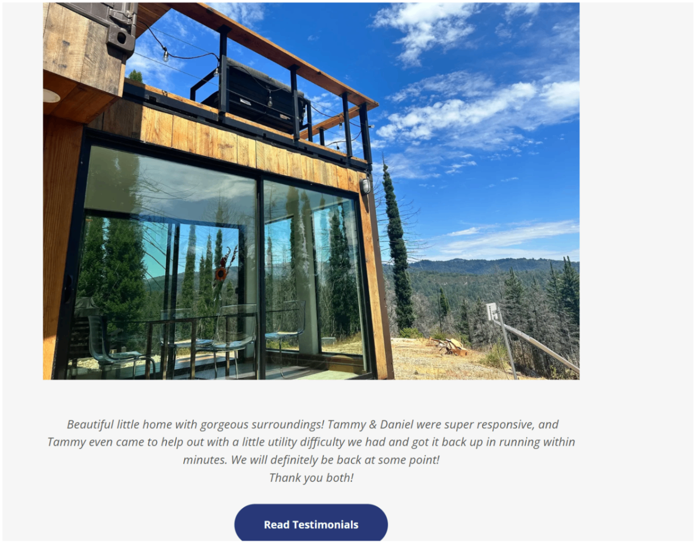 Mountain cabin with redwood views managed by PillowHosts